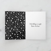 誕生日ボーオンフローラプリント カード (内部)