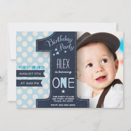 誕生日ボーシャルボードワンファースト 招待状