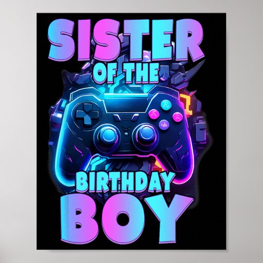 誕生日ボーマッチングビデオゲーム誕生日1 ポスター (正面)