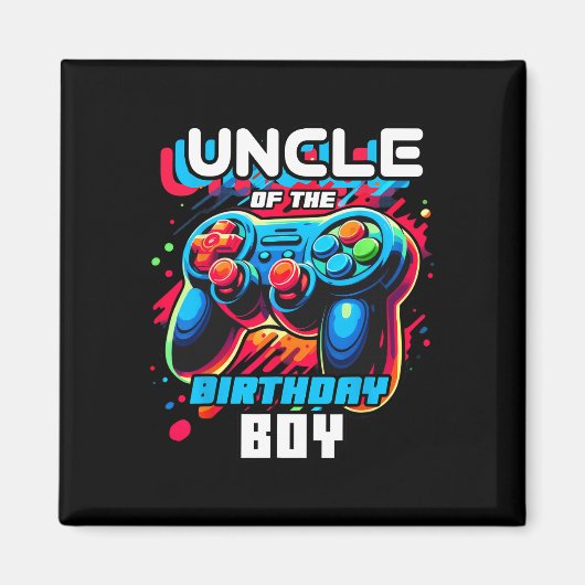 誕生日ボーマッチングビデオゲーム誕生日3 マグネット (正面)