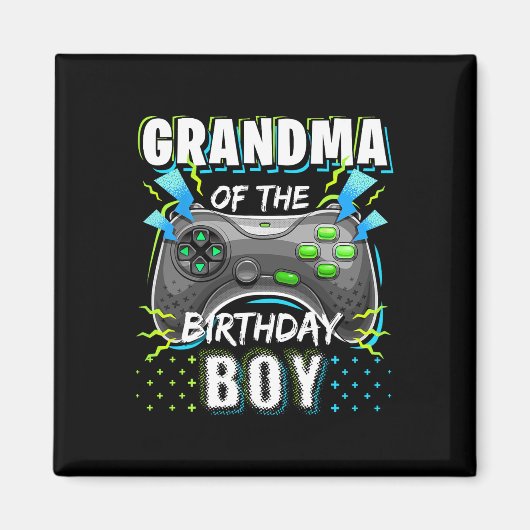 誕生日ボーマッチングビデオゲーム誕生日4 マグネット (正面)