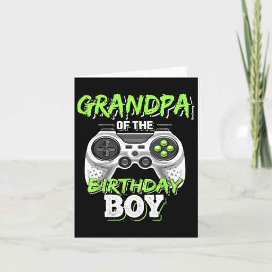 誕生日ボーマッチングビデオゲーム誕生日5 カード (正面)