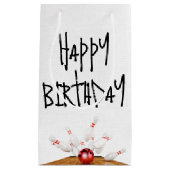 誕生日ボーリングストライキ スモールペーパーバッグ (正面)