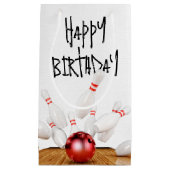 誕生日ボーリングストライキ スモールペーパーバッグ (正面)