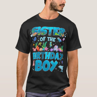 誕生日ボールの弟の姉 海の動物 ワイルドライフ Tシャツ