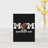 誕生日ボールの母 サッカー好き家族 誕生日 カード (黄色い花)