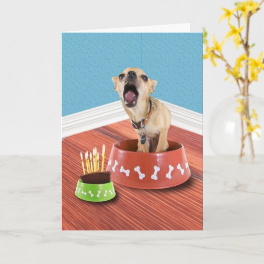 誕生日ボール カード (黄色い花)