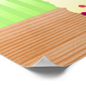 誕生日ポスタープリント ポスター (角)