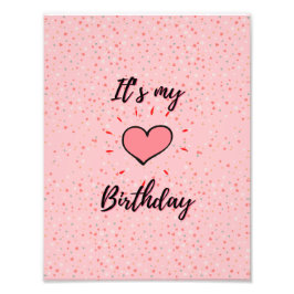 誕生日ポスター子供へ フォトプリント