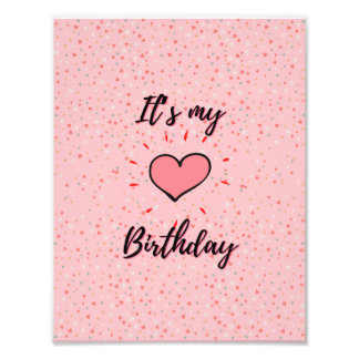 誕生日ポスター子供へ フォトプリント