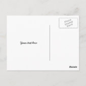 誕生日ポストカード | かわいいペンギンと風船 ポストカード (裏面)