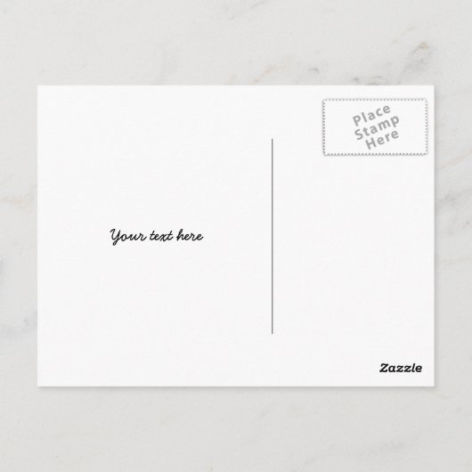 誕生日ポストカード | かわいいペンギンと風船 ポストカード (裏面)