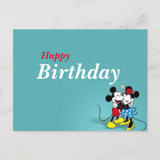 誕生日ポストカード ディズニー ポストカード