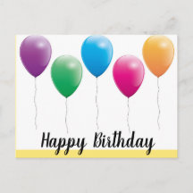 誕生日ポストカード