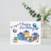 誕生日ポストカード ポストカード (スタンド正面)