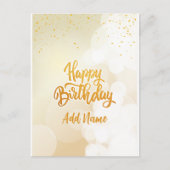 誕生日ポストカード ポストカード (正面)