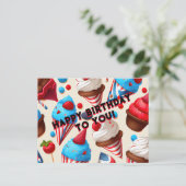 誕生日ポストカード ポストカード (スタンド正面)