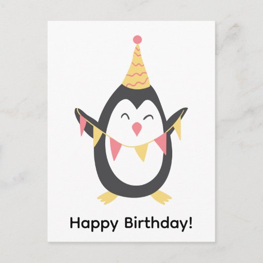 誕生日ポストカード ポストカード (正面)