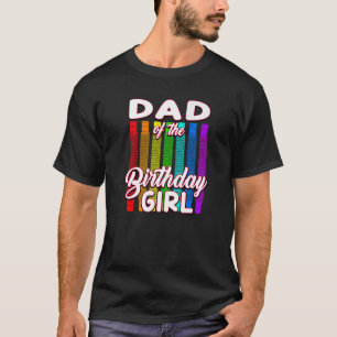誕生日ポップ・アートのチューブパパの誕生日ガール Tシャツ