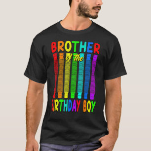 誕生日ポップ・アートのチューブ兄弟の誕生日少年 Tシャツ