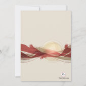 誕生日マイルストーンタンフォト招待状 招待状 (裏面)