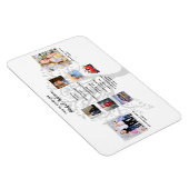 誕生日マイルストーンPHOTO COLLAGEファミリーツリーギフト マグネット (右側)