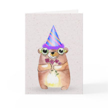 誕生日マウスとパーティー帽子