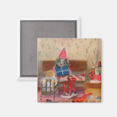 誕生日マウス磁石 マグネット (正面/裏面)