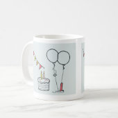 誕生日マグカップ コーヒーマグカップ (正面左)