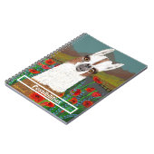 誕生日ママラマinポピー畑スパイラル ノートブック (左側)