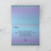 誕生日ママ花2190 カード (内部)