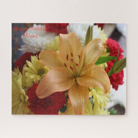 誕生日ママ。 ジグソーパズル (横)