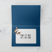 誕生日マラルダック飛んでいるス水上 カード (内部)