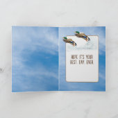 誕生日マラードダックズインスカイ カード (内部)