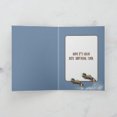 誕生日マラードダックズインスカイ カード (内部)