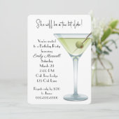 誕生日マルチニパーティーオンホワイト 招待状 (スタンド正面)