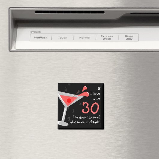 誕生日マルティニカクテルマおもしろいグネット マグネット (インサイチュ (食洗機))