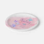 誕生日マーメイド紙プレート ペーパープレート (アングル)