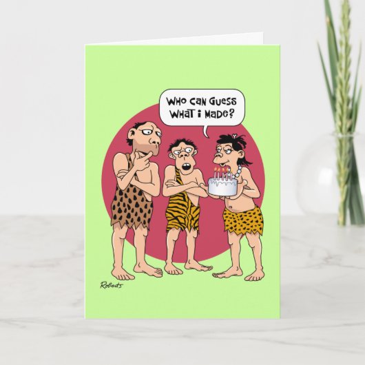 誕生日ミステリーグリーティングカード カード (正面)