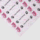 誕生日ミッドセンチュリーキャッツピンクチェアポープリント 薄葉紙 (詳細)