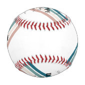 誕生日ミニマルデザインのパステルカラー 野球ボール (正面)