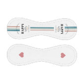 誕生日ミニマルデザインのパステルカラー 野球ボール (パネル)