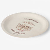 誕生日ムーンフェイズマジカルシナルパーティー ペーパープレート (アングル)