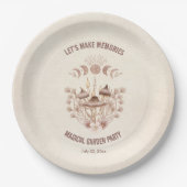 誕生日ムーンフェイズマジカルシナルパーティー ペーパープレート (正面)