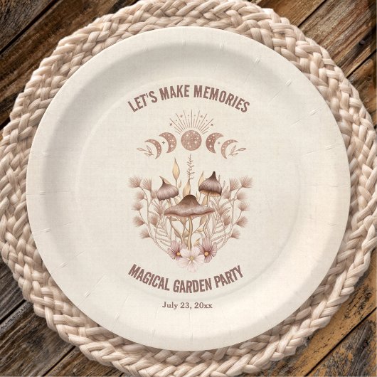 誕生日ムーンフェイズマジカルシナルパーティー ペーパープレート