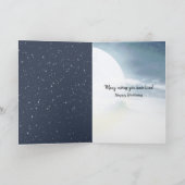 誕生日ムーン（水の反射） カード (内部)