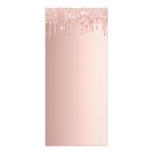 誕生日メニューバラ金ゴールドグリッタードリップディナー ラックカード (裏面)