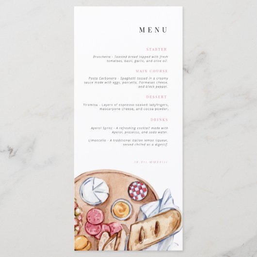 誕生日メニュー |お祝いメニュー |ピクニック メニュー (正面)