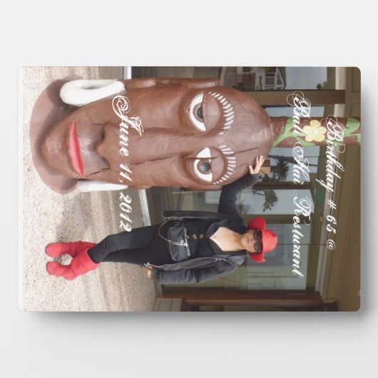 誕生日メモリープラーク フォトプラーク (正面)