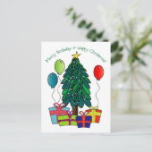 誕生日メリーハッピークリスマス！ シーズンポストカード (スタンド正面)